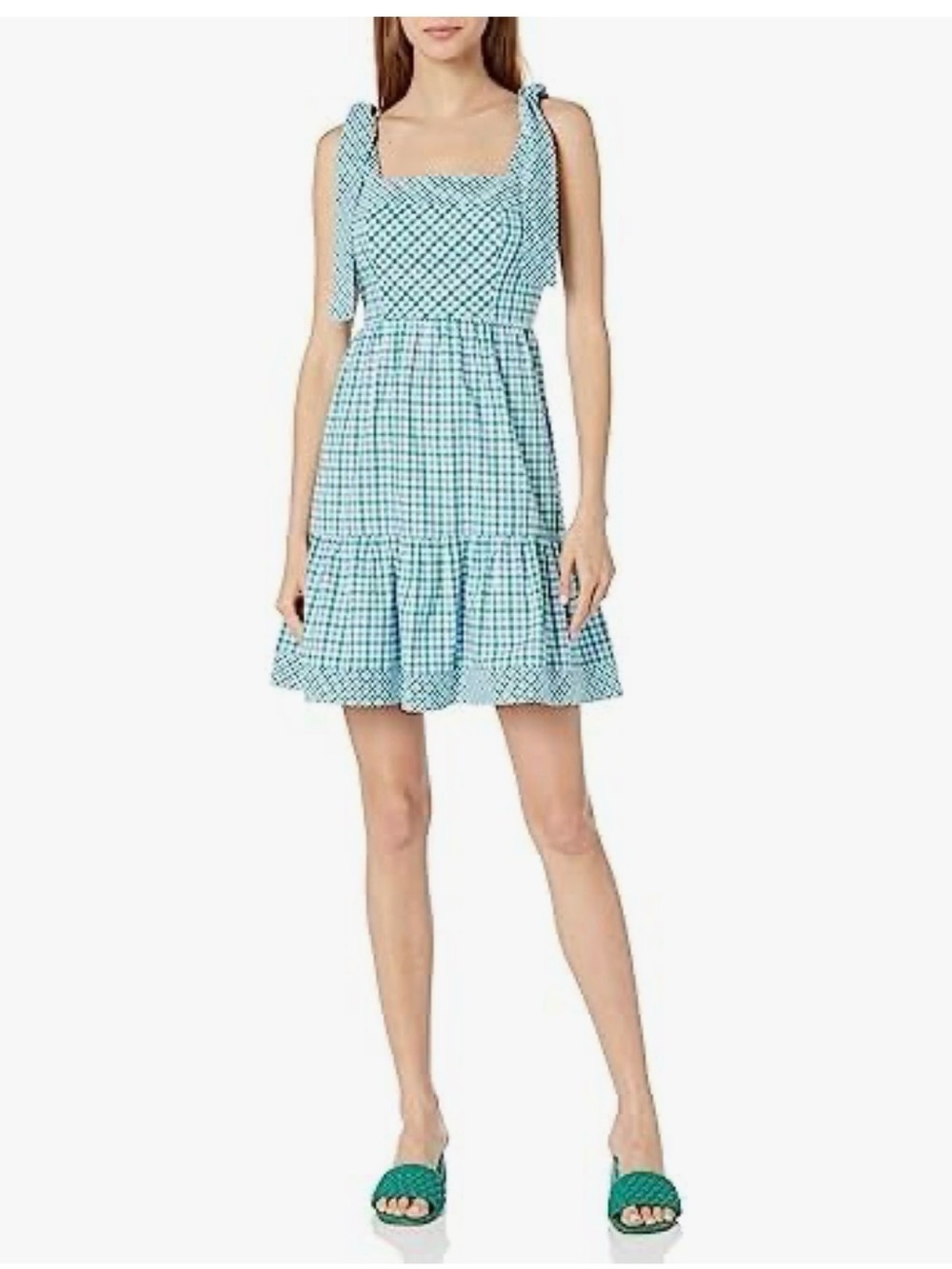 SHOSHANNA Raleigh dress in blue multi
